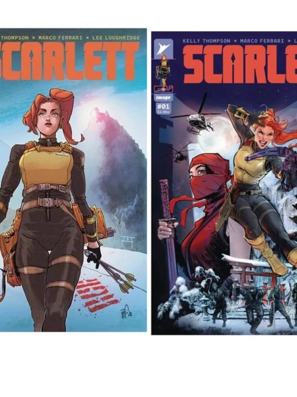 2024 Image Comics GI Joe Scarlett Cover A & B #1